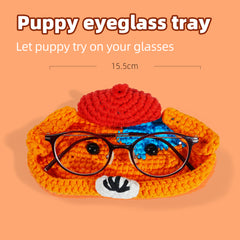 Crochet Pooch Eyeglass Case