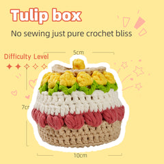 Tulip Box Crochet Kit