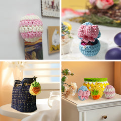 Easter Eggs & Basket Crochet Kit