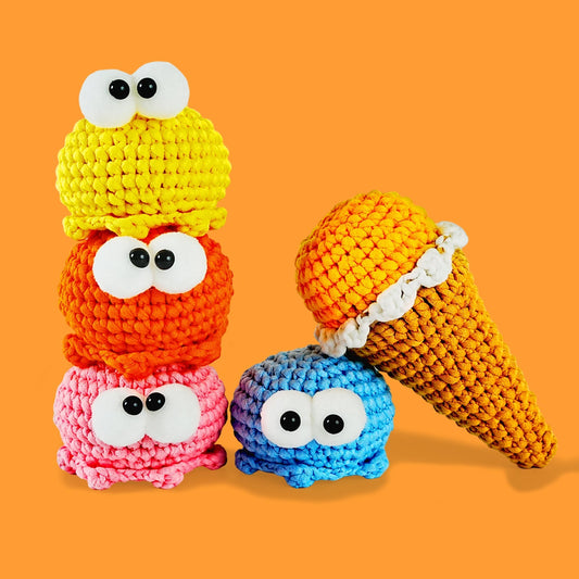 Cover Image of Free Pattern-Baby Octopus & Ice-cream