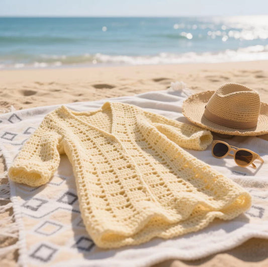 Detailed Process for Making a Crochet Beach Cover-Up