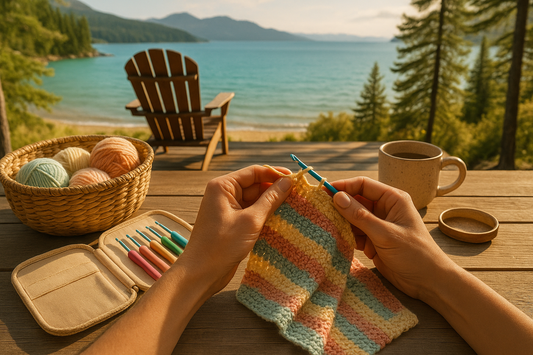 Discover why packing a crochet project for your next vacation is the ultimate way to relax, unplug, and create lasting memories — plus perfect portable pattern ideas!