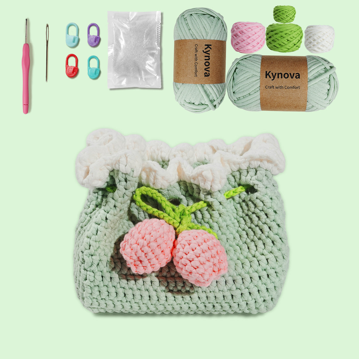 Tulip Tissue Box Crochet Kit