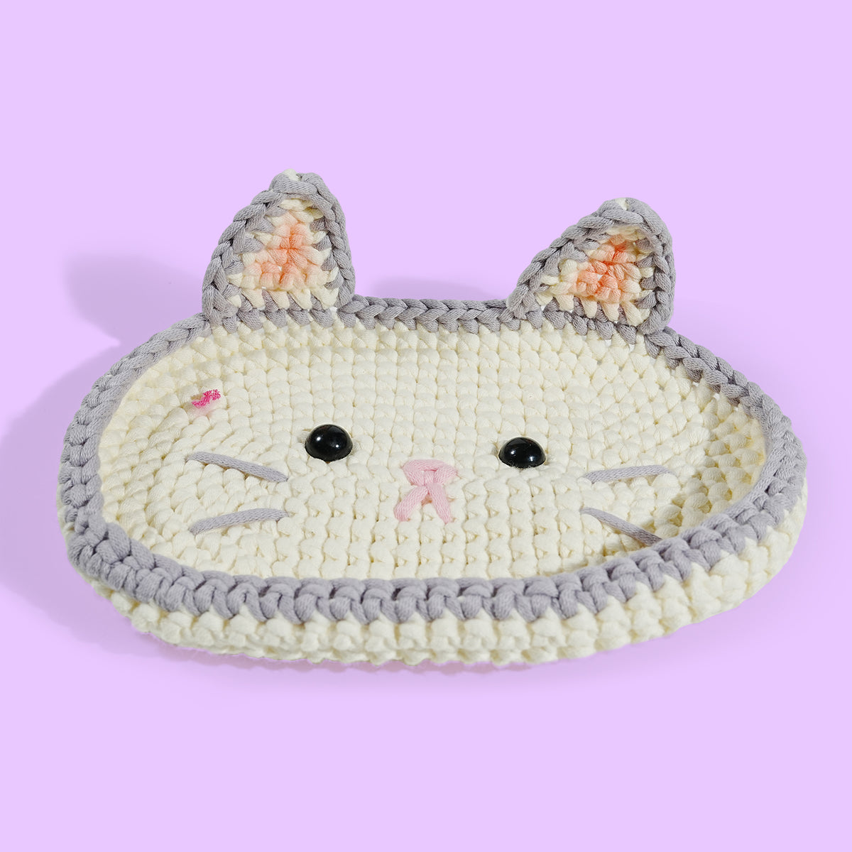 Crochet Kitty Eyeglass Case