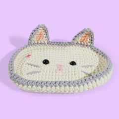 Crochet Kitty Eyeglass Case