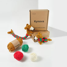 Load image into Gallery viewer, Christmas Long-Neck Dachshund Crochet Kit