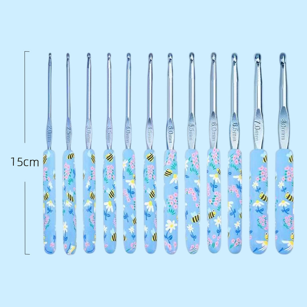 Kynova Multi-Sized Crochet Hook Set(Floral Pattern)