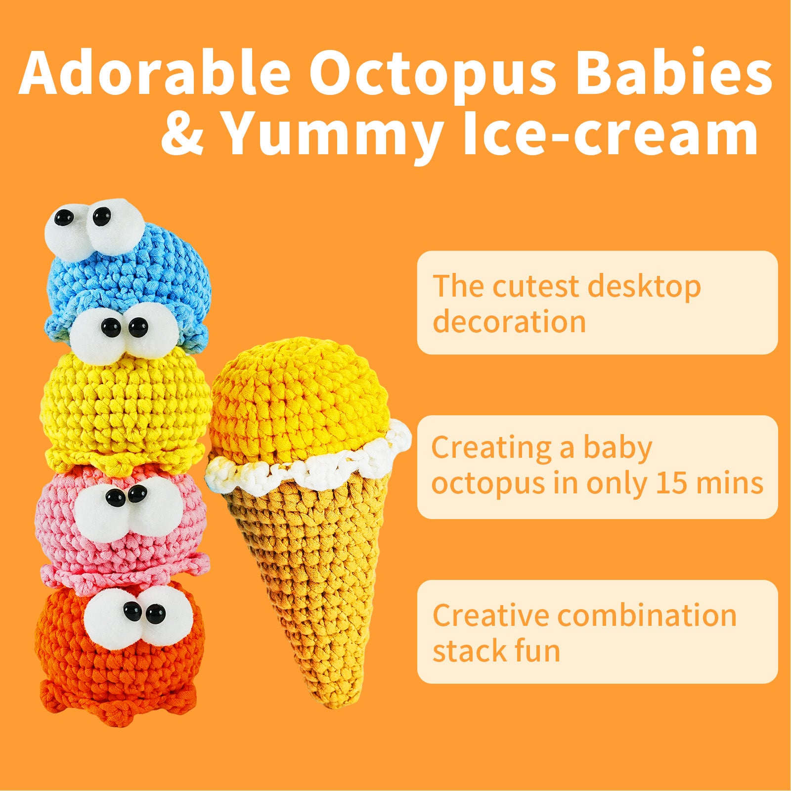Baby Octopus and Ice-cream