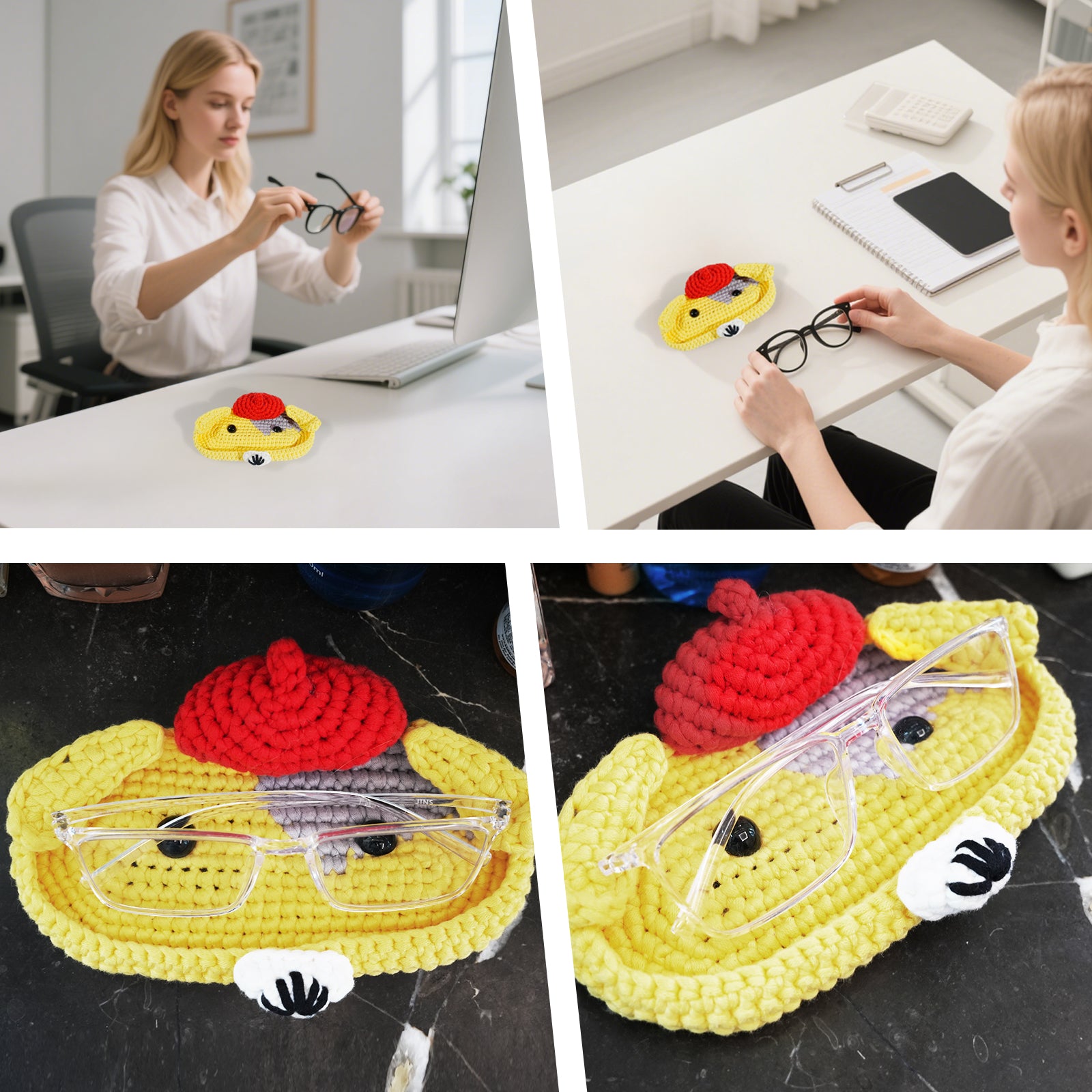 Crochet Pooch Eyeglass Case