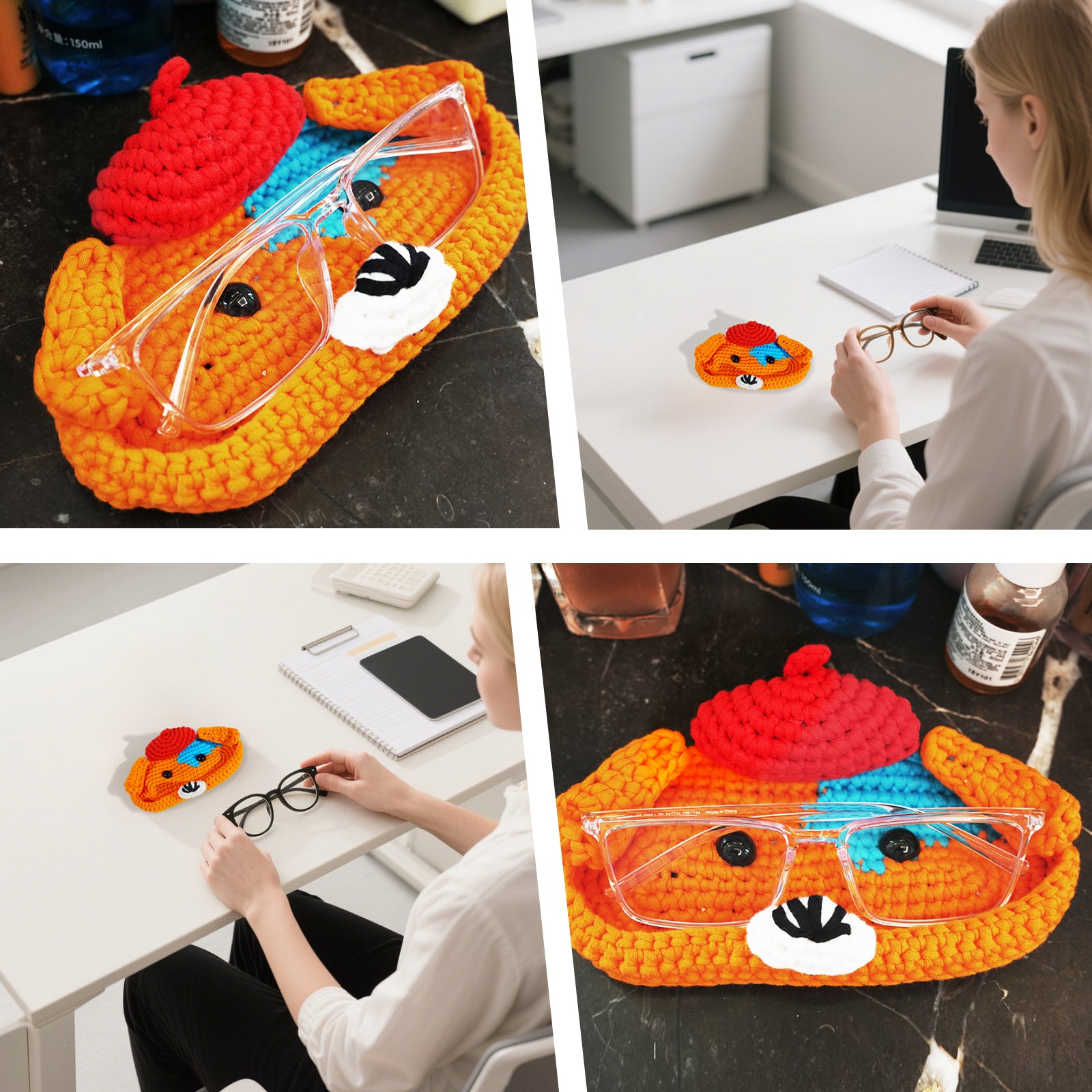 Crochet Pooch Eyeglass Case